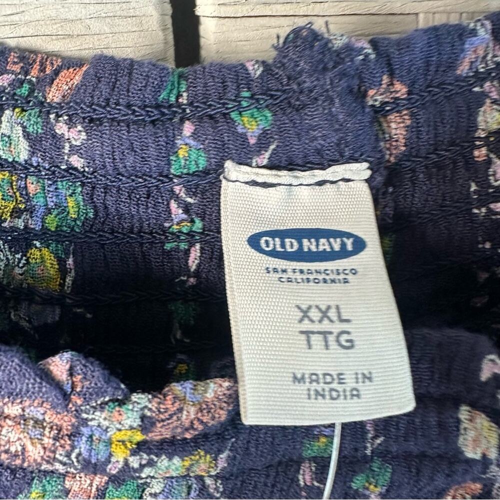 Old Navy Floral Off Shoulder Maxi peasant Dress maximalist coastal plus size - Picture 5 of 12